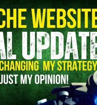 AI Niche Website Final Update and New Strategy